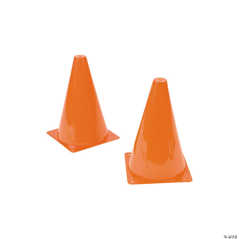 Orange Traffic Cones - 12 Pc. Image