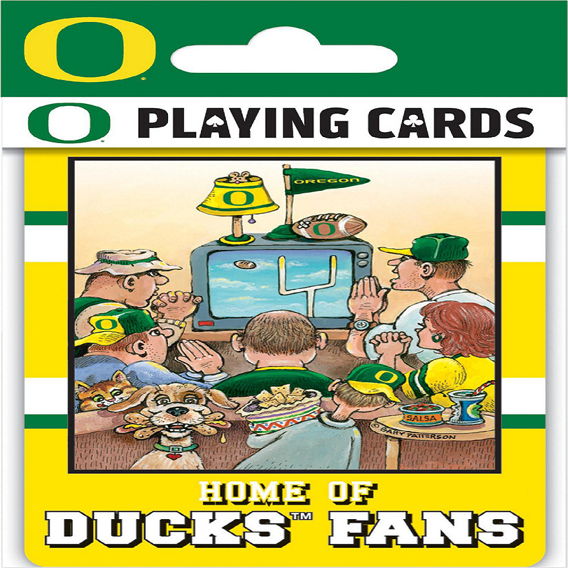 Oregon Ducks Fan Deck Playing Cards - 54 Card Deck Image