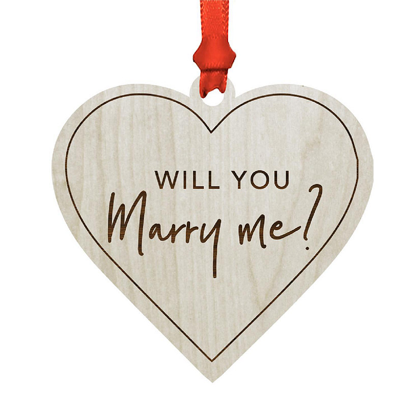 Ornament Gift Heart Will You Marry Me? Image