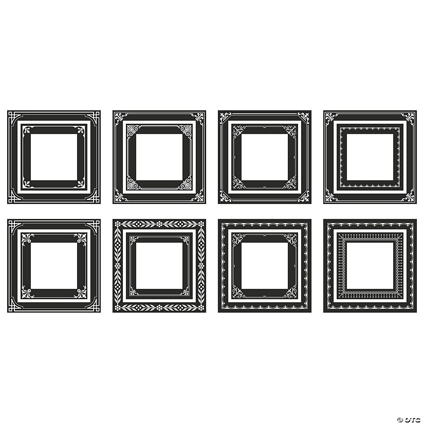 Ornate gallery frames peel &amp; stick wall decals Image
