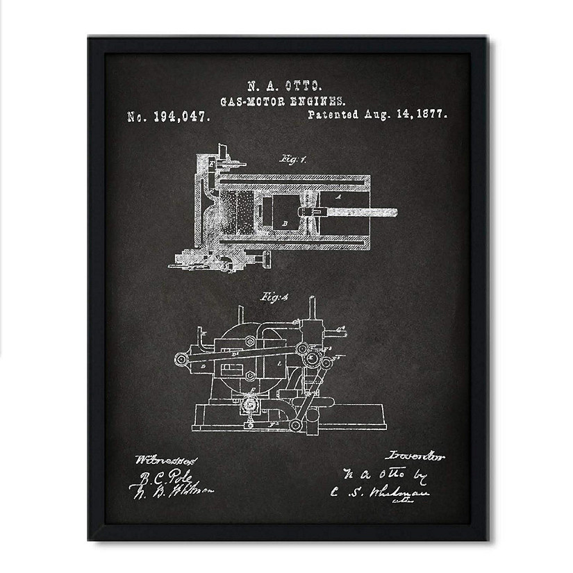 Otto 4-Cycle Engine 1877 8.5x11in Image