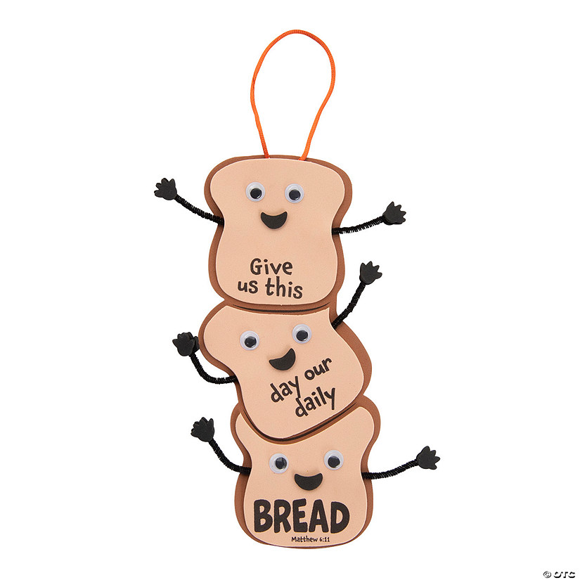 Our Daily Bread Sign Foam Craft Kit - Makes 6 Image