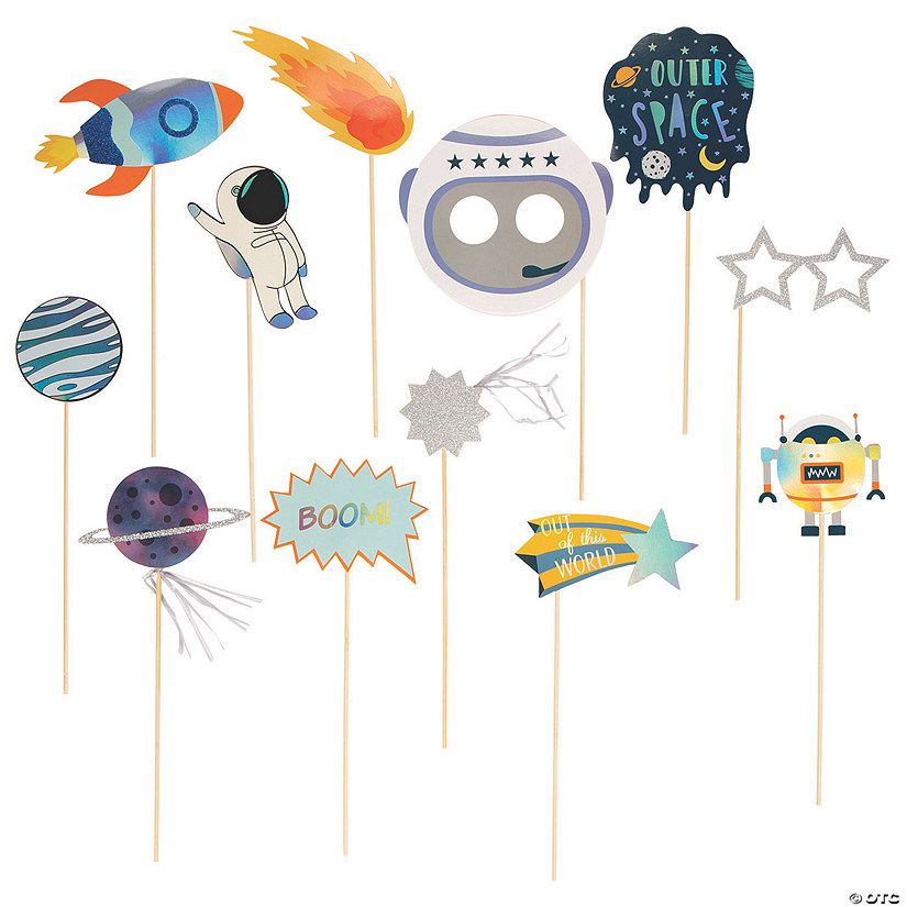 Out of This World Photo Stick Props- 12 Pc. Image