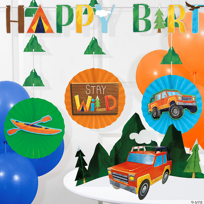 Outdoor Adventures Birthday Party Decorations Image