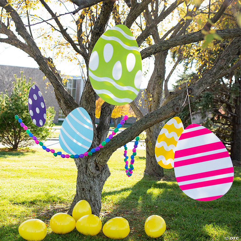 Outdoor Easter Egg Tree Decorating Kit - 14 Pc. Image