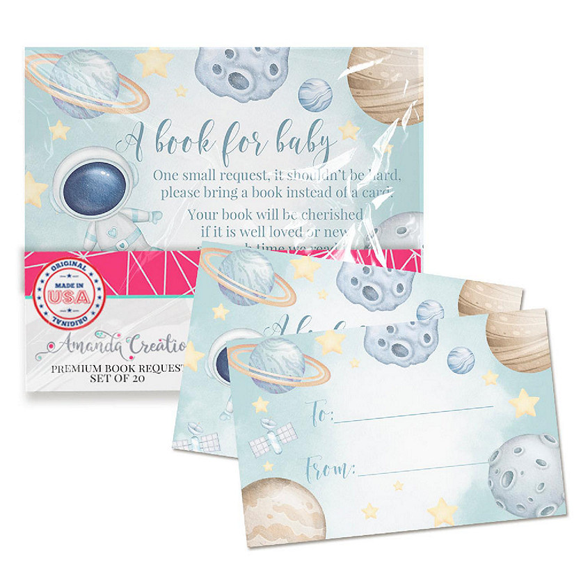 Outer Space Bring a Book Cards by AmandaCreation 20ct Image