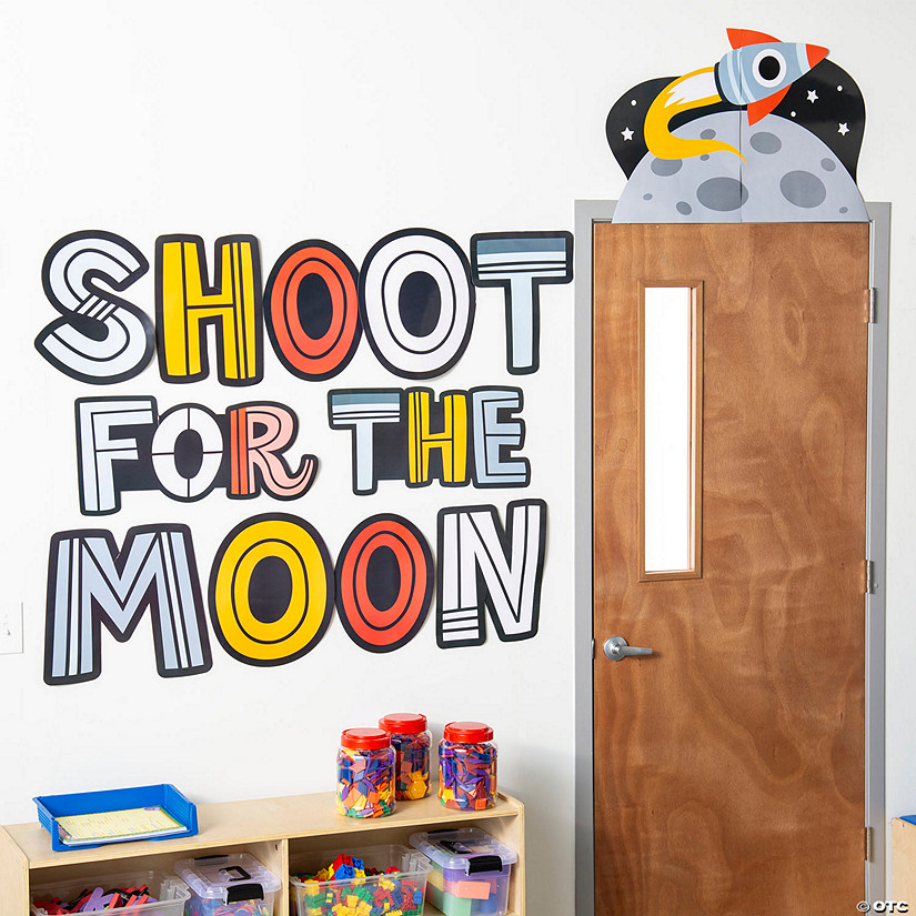 Outer Space Classroom Door Topper &amp; Header - 13 Pc. Image