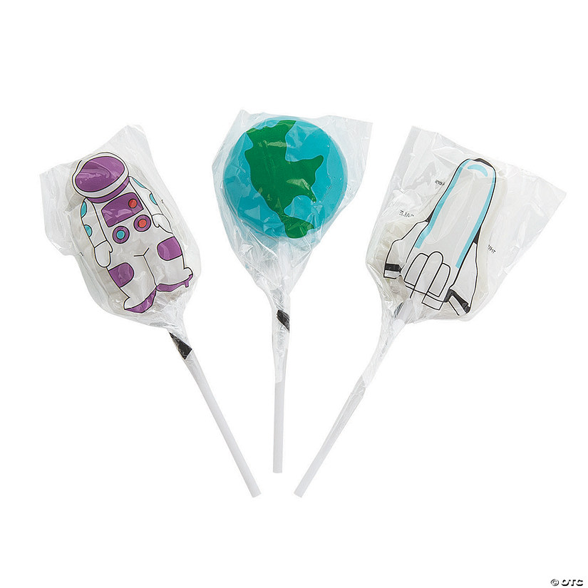Outer Space Lollipops - 12 Pc. Image