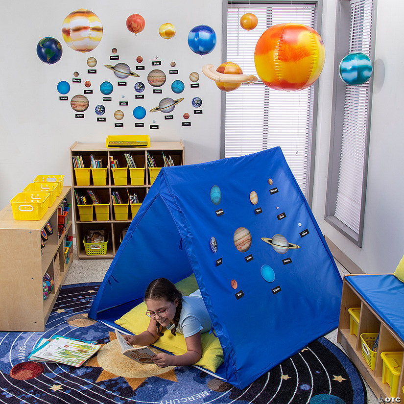Outer Space Reading Corner Tent Kit - 17 Pc. Image
