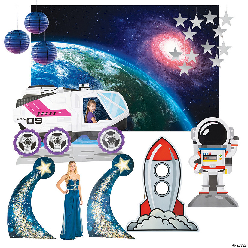 Outer Space Solar System VBS Large Display Decorating Kit - 46 Pc. Image