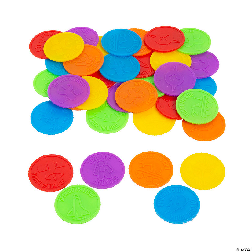 Outer Space VBS Coins - 144 Pc. Image