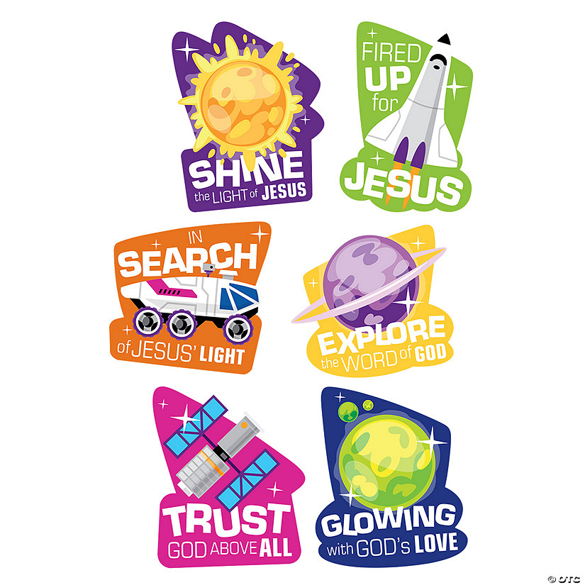 Outer Space VBS Cutouts - 6 Pc. Image