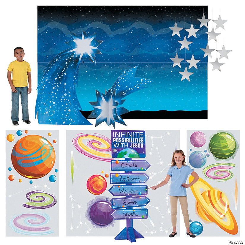 Outer Space VBS Design-a-Room Decorating Kit - 21 Pc. Image