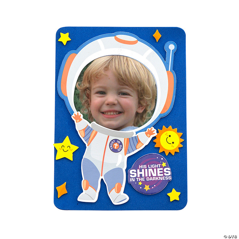 Outer Space VBS Picture Frame Magnet Craft Kit - 12 Pc. Image