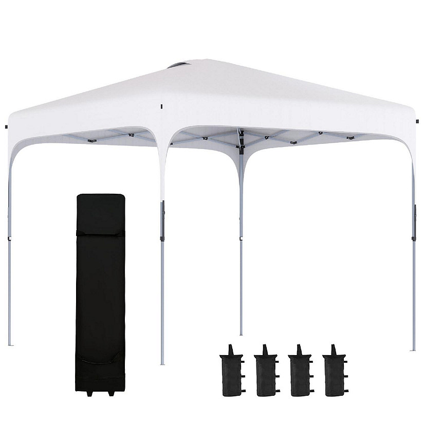 Outsunny 8.3' x 8.3' Pop Up Gazebo Foldable Canopy Tent Carry Bag Image
