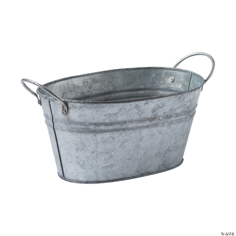 Oval Galvanized Bucket Image