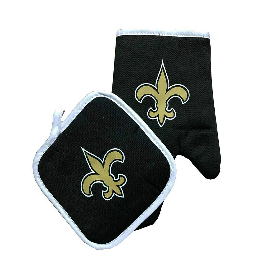 Oven Mitt &amp; Potholder - New Orleans Saints Image