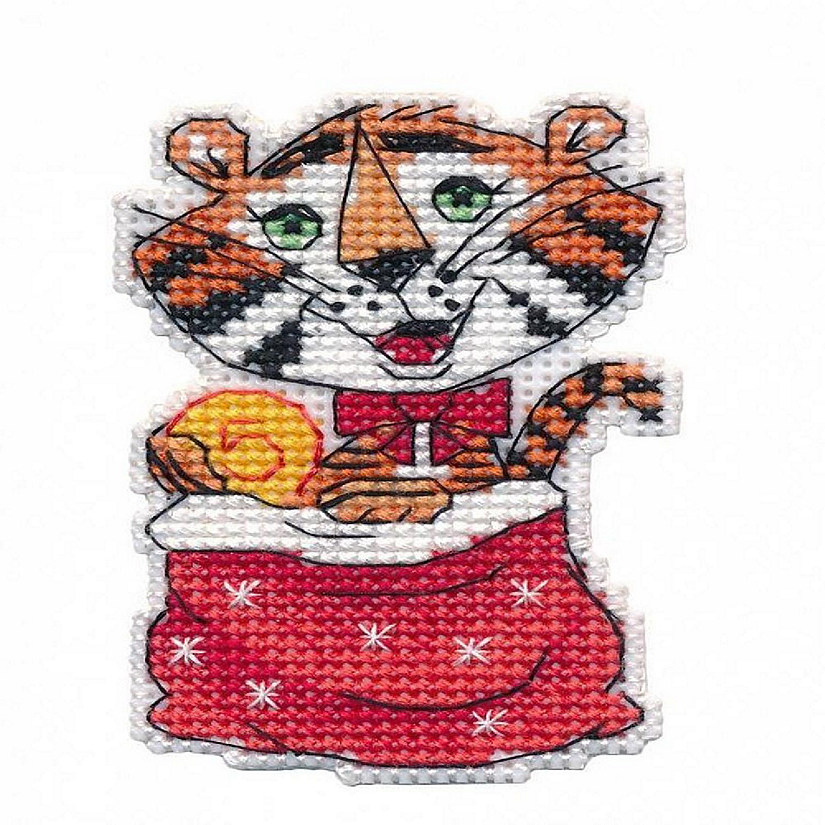 Oven - Money Tiger. Magnet 1435 Counted Cross Stitch Kit Image