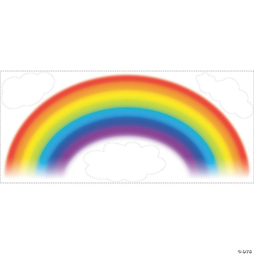 Over The Rainbow Peel & Stick Giant Wall Decal Image