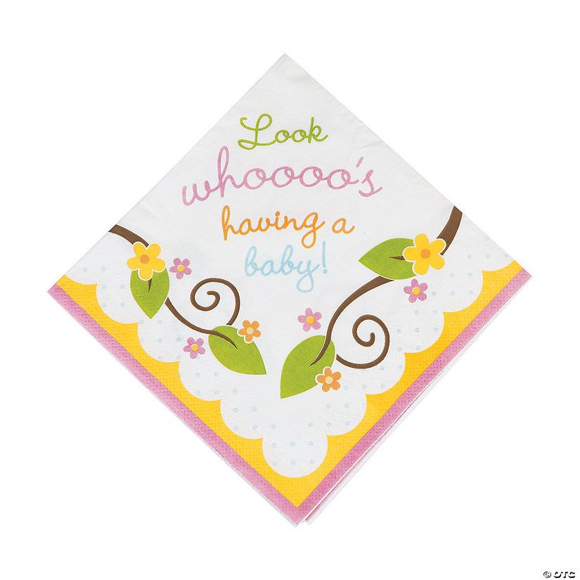 Owl Baby Shower Luncheon Napkins | Oriental Trading