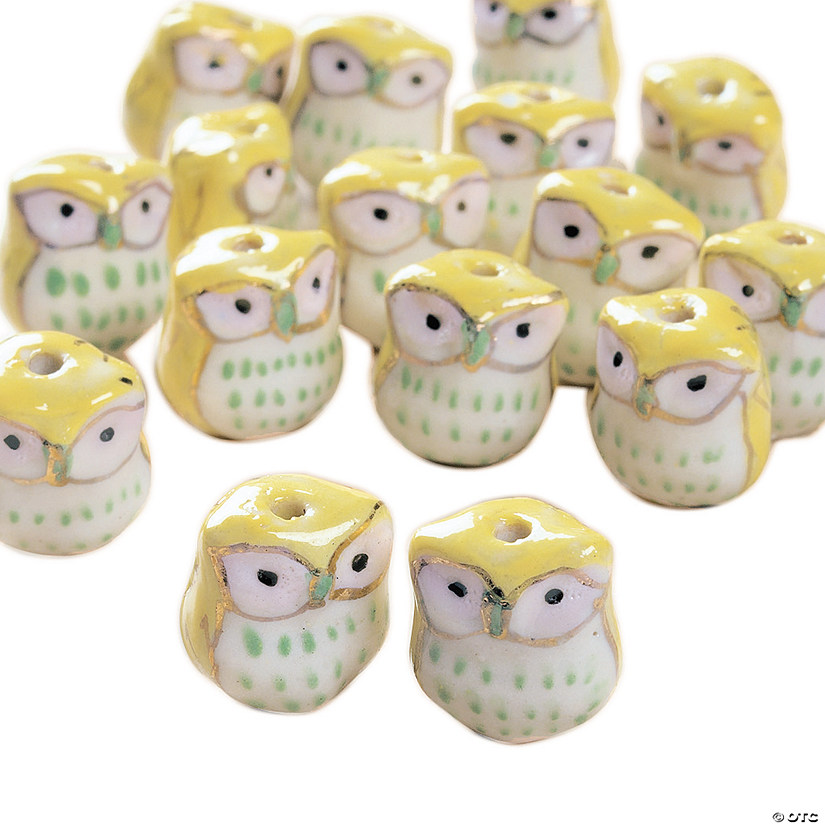 Owl Beads - 15mm - Discontinued