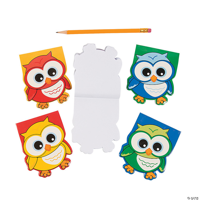 Owl Notepads - 24 Pc. Image