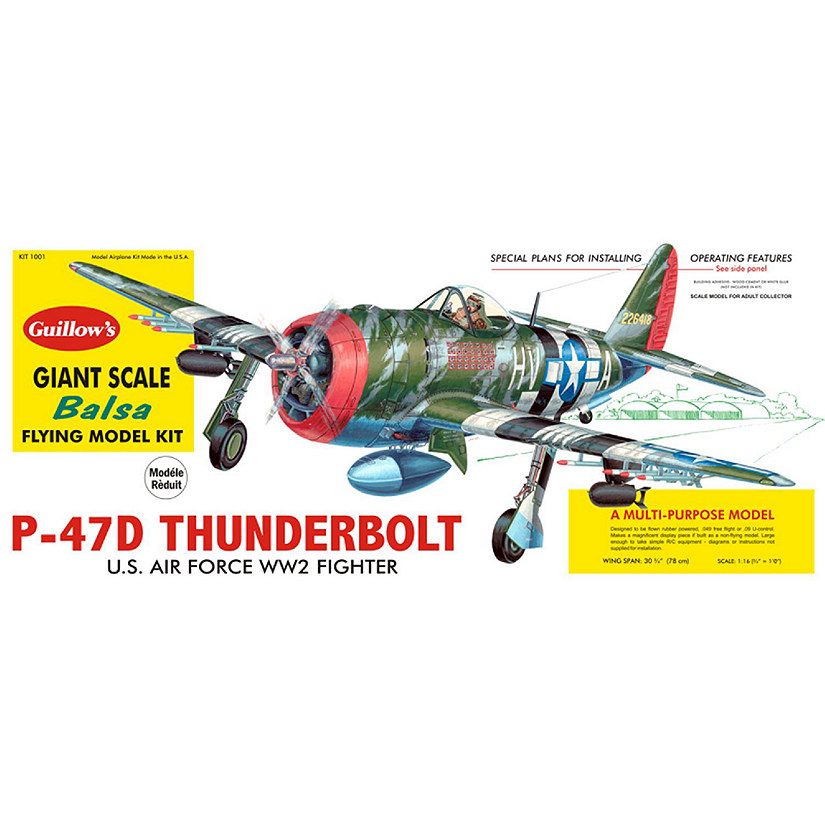 P-47D Thunderbolt Model Kit Image