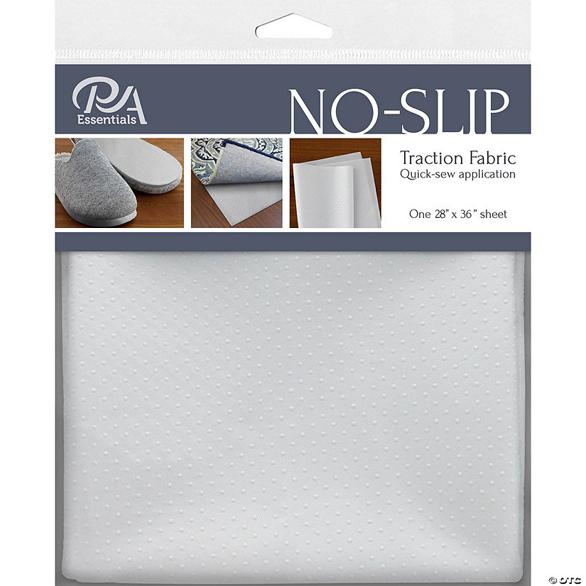 PA Essentials No Slip Fabric 28x36 Dotted White Image