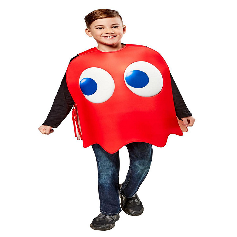 Pac-Man Blinky Ghost Child Costume  One Size Image