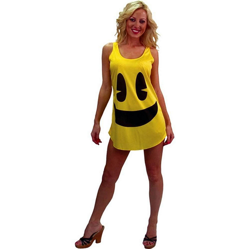 Pac-Man Deluxe Costume Tank Costume Dress Adult/Teen Standard Image