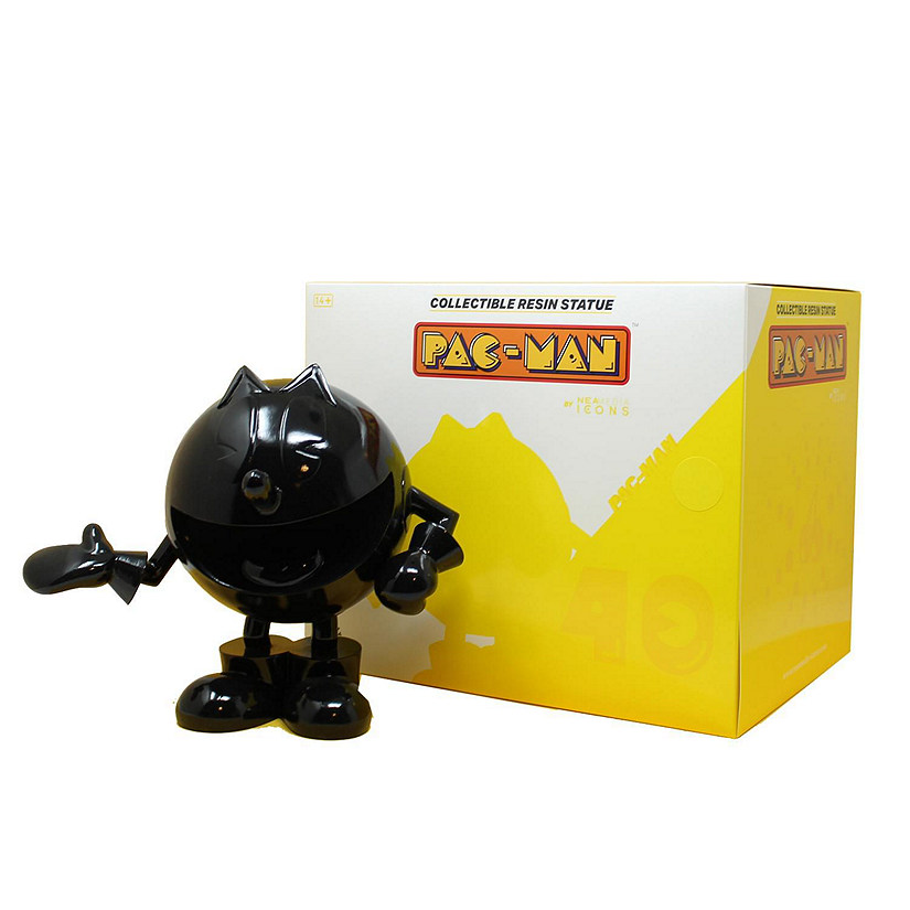 Pac-Man Mini Icons 7.9 Inch Collectible Resin Statue  Black Image