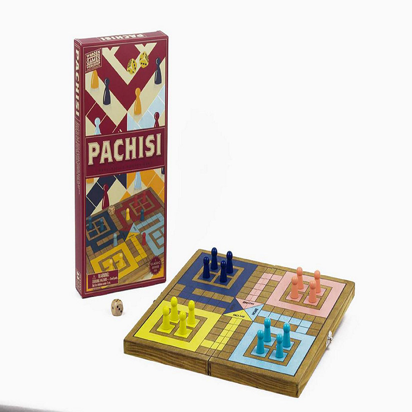 Pachisi  Classic Wooden Family Board Game Image