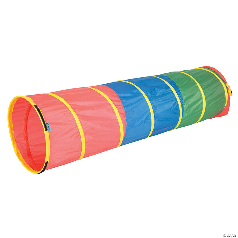 Pacific Play Tents Find Me 6FT Tunnel - Blue / Green / Red / Yellow Image