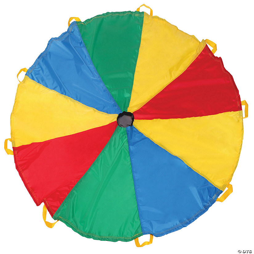 Pacific Play Tents Funchute 6FT Parachute - Blue / Green / Red / Yellow Image