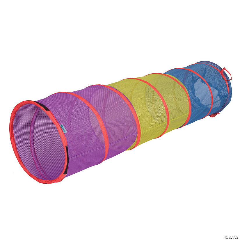 Pacific Play Tents Institutional See-Thru 6FT Tunnel - Blue / Green / Purple Image