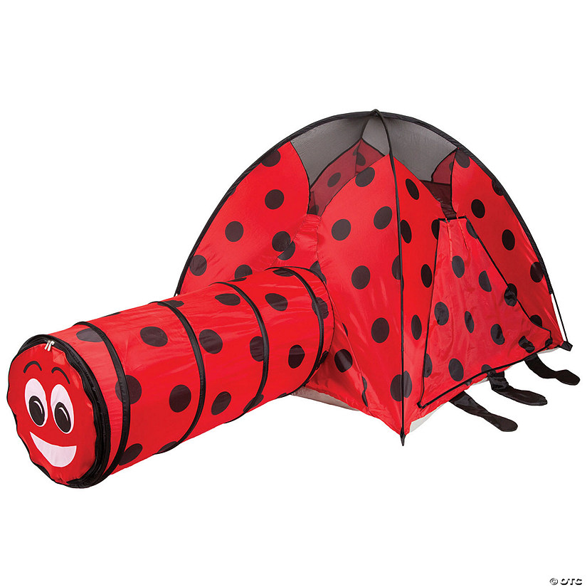 Pacific Play Tents Ladybug Tent & Tunnel Combo Image