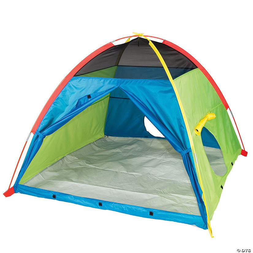 Pacific Play Tents Super Duper 4-Kid Dome Tent - Blue / Green / Red / Yellow Image