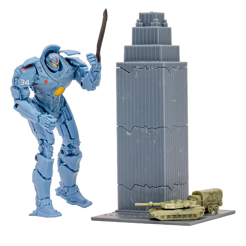 Pacific Rim 4 Inch Figure with Comic  Gipsy Danger Image