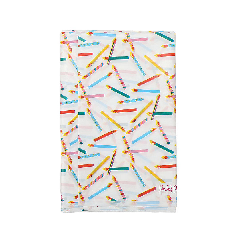 Packed Party Candles 54" X 108" Reusable Table Cover Image