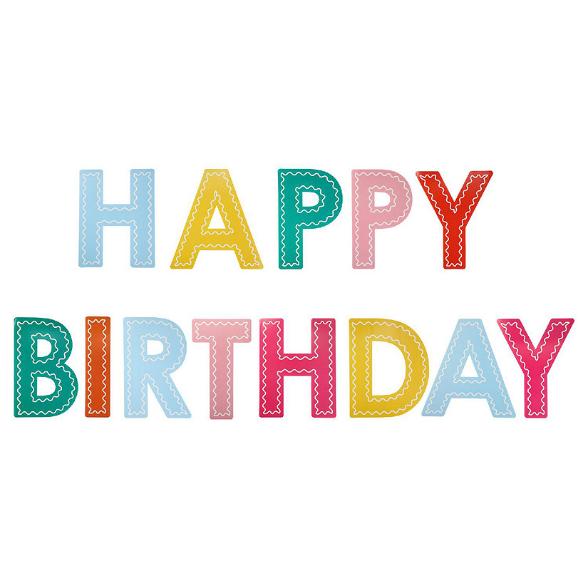 Packed Party Happy Birthday Yard Stakes Image