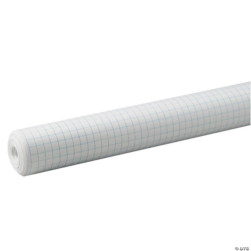 Pacon Grid Paper Roll, White, 1/2" Quadrille Ruled 34" x 200', 1 Roll Image
