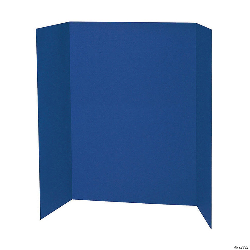 Pacon Presentation Board - Blue Single Wall - 48" x 36" Pack of 6 Image