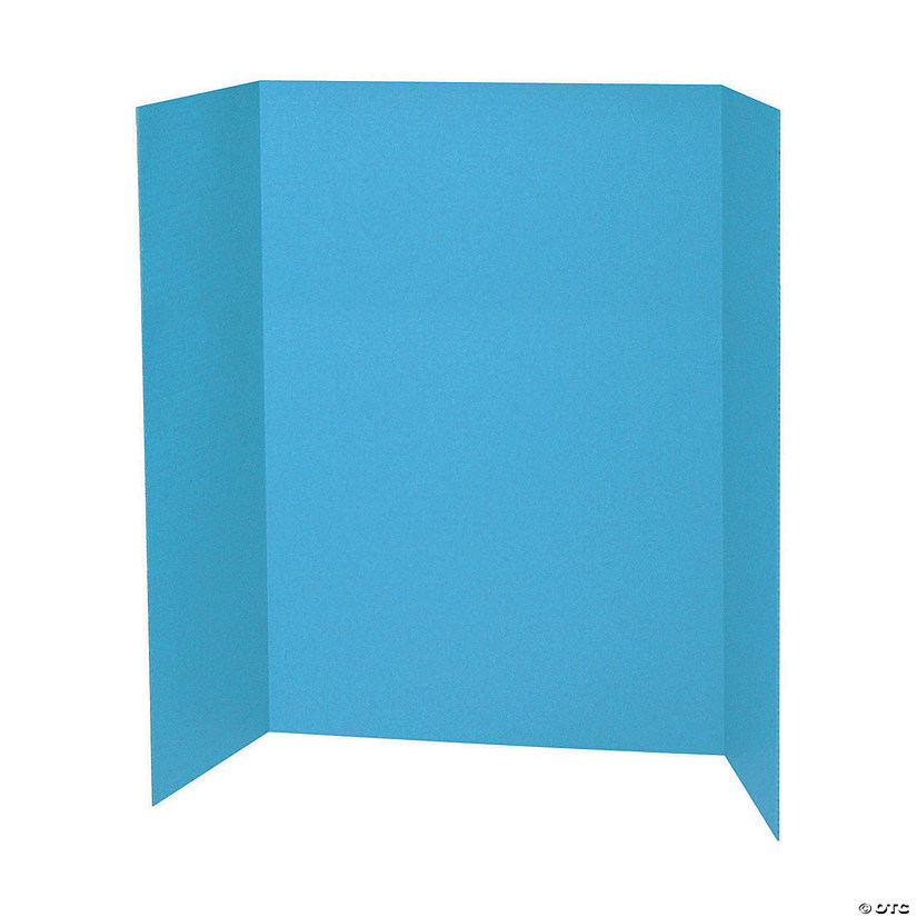 Pacon Presentation Board - Sky Blue, Single Wall, Qty 6 Image
