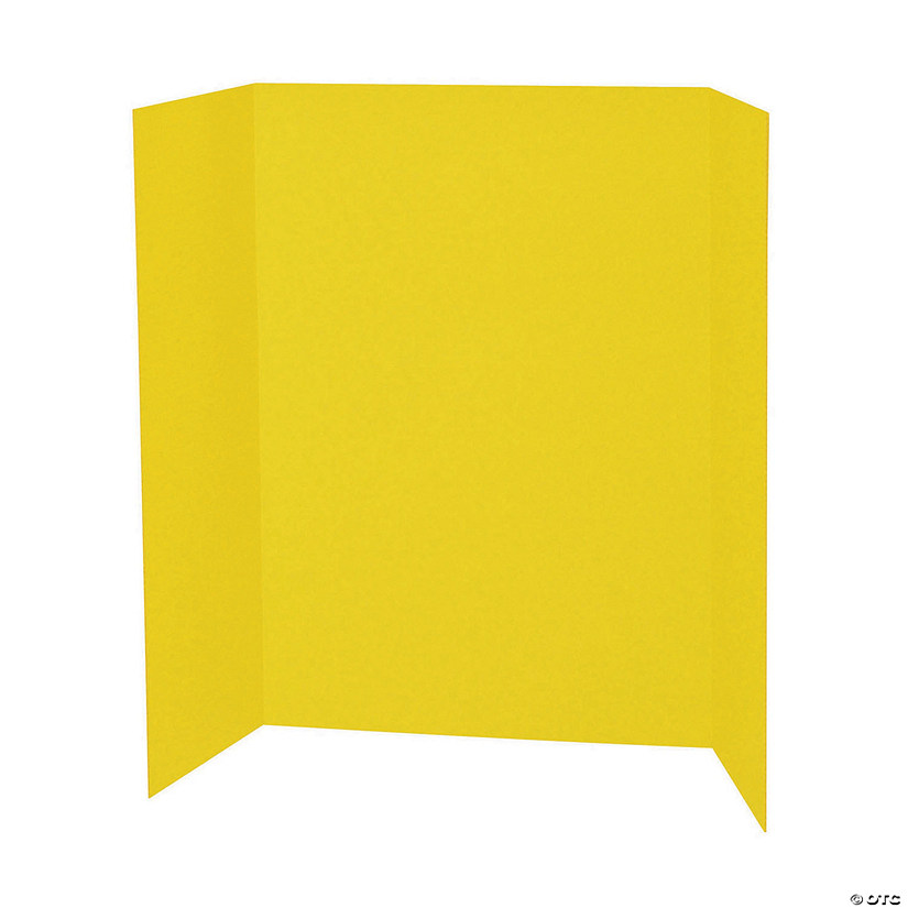 Pacon Presentation Board - Yellow, Qty 6 Image