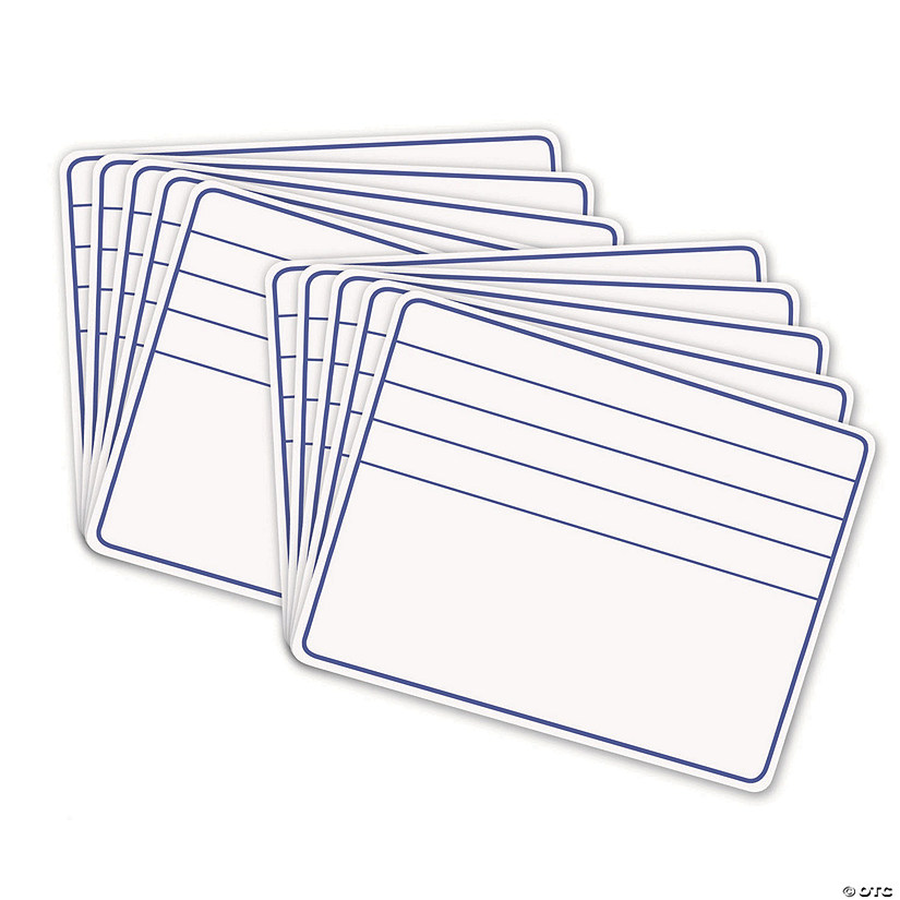 Pacon&#174; Whiteboard, Lines/Blank, 9x12, 10 Pk Image