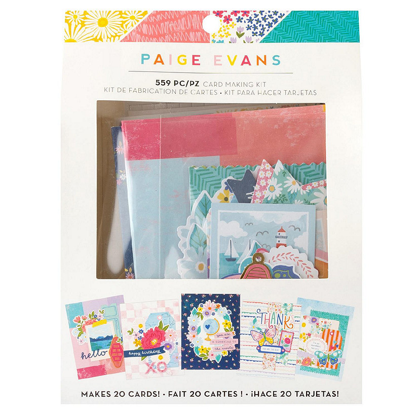Paige Evans Adventurous Card Making Kit-Makes 20 Image