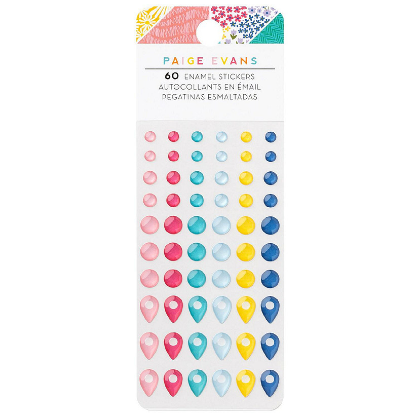 Paige Evans Adventurous Enamel Dots-60/Pkg Image