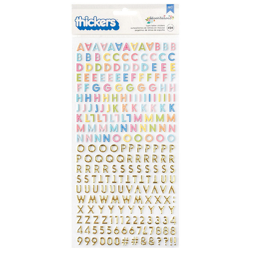 Paige Evans Adventurous Mini Thickers-Alphabet Image