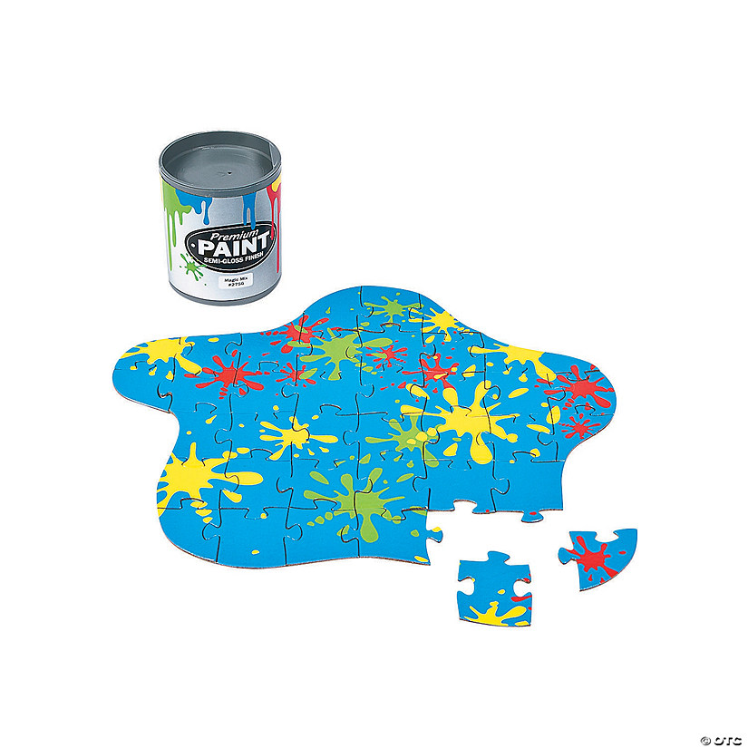 Paint Can Mini Puzzles - 12 Pc. Image