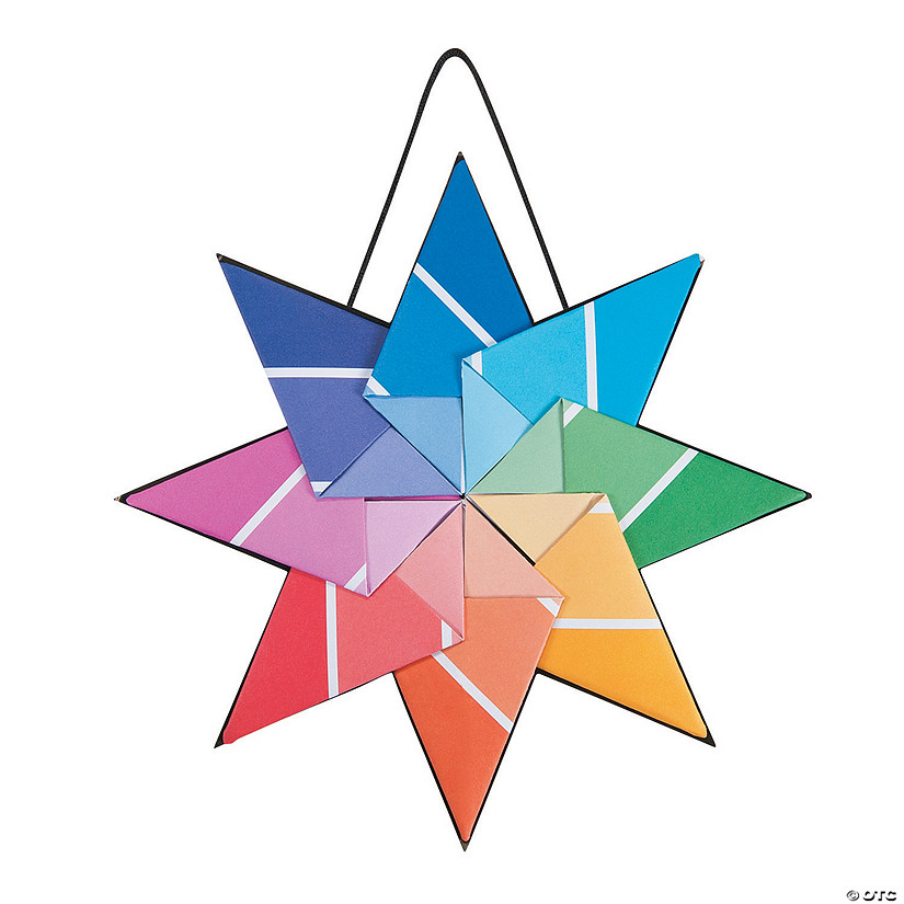 Paint Chip Kite Stars Craft Kit Discontinued